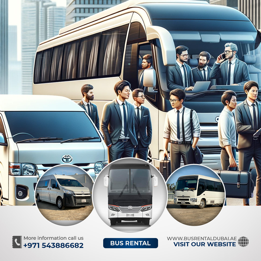 Sharjah private bus hire service for group transportation